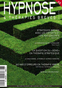 Revue Hypnose Therapies Breves Mai Juin Juillet 2008 Revue Hypnose Therapies Breves Mai Juin Juillet 2008